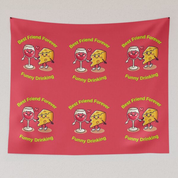 Item preview, Best Friend Forever Funny Drinking designed and sold by TrendsLook.