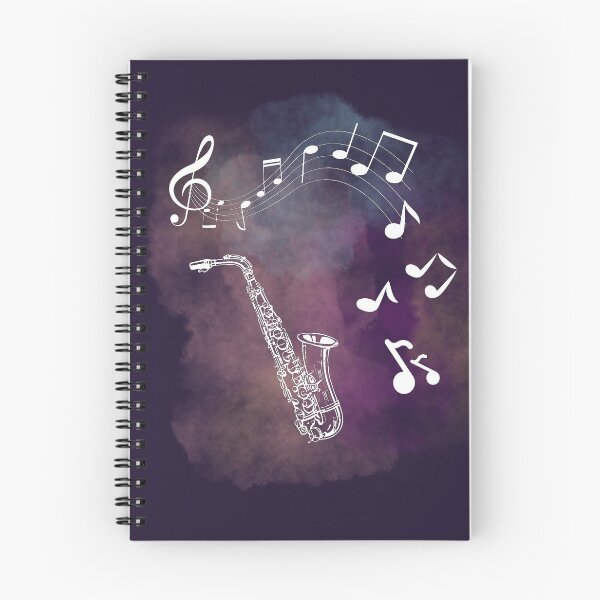 Item preview, Music notes falling - saxophone designed and sold by LiskoDesign.