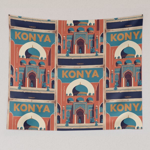 Item preview, Konya Turkey Vintage Travel Tourism designed and sold by TravelersGems.