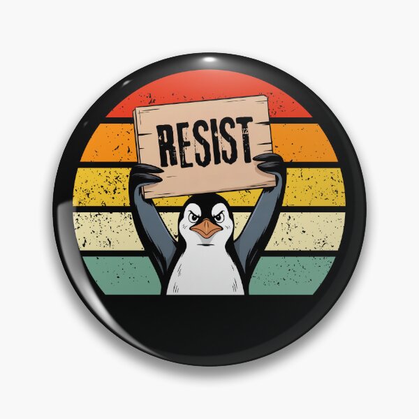 Item preview, Penguin Resist Tariff designed and sold by Poliartics.