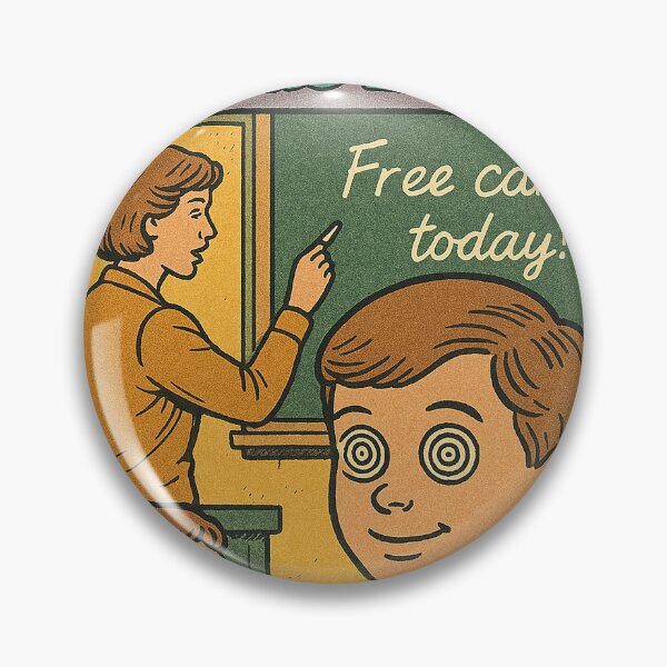 Item preview, Mind Control Made Easy – Retro Satire Comic Design designed and sold by weirdfishes123.