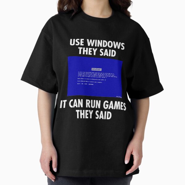 Item preview, Use Windows they said - Funny Blue Screen designed and sold by nikolap99.