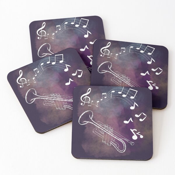 Item preview, Musical notes falling - trumpet designed and sold by LiskoDesign.