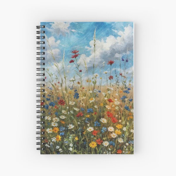 Item preview, Spring Wildflowers Field, Vintage Botanical Landscape, Field Of Flowers,  designed and sold by BlessLifePrints.