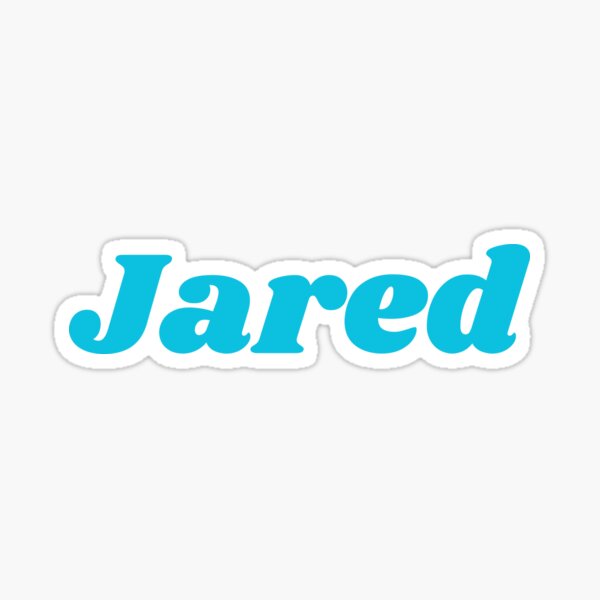 Artikel-Vorschau von Jared, blaue Schriftart, designt und verkauft von RedParker.
