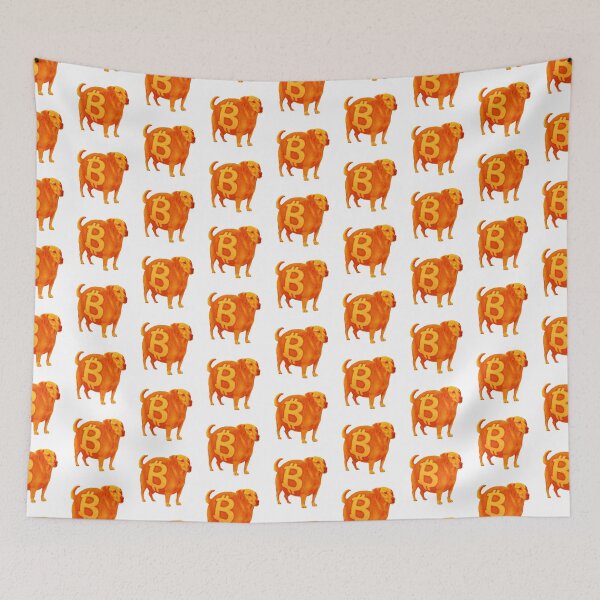 Item preview, Bitcoin Dog Aesthetic designed and sold by CyberRex.