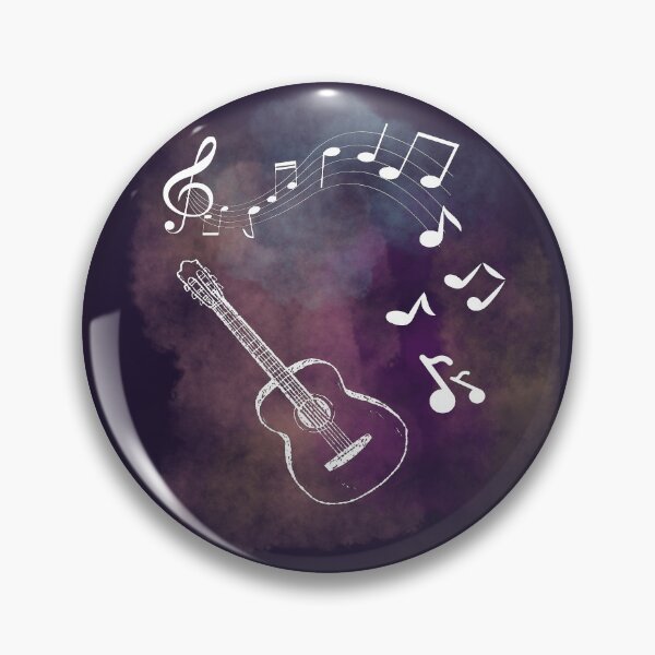 Item preview, Music notes falling - guitar designed and sold by LiskoDesign.