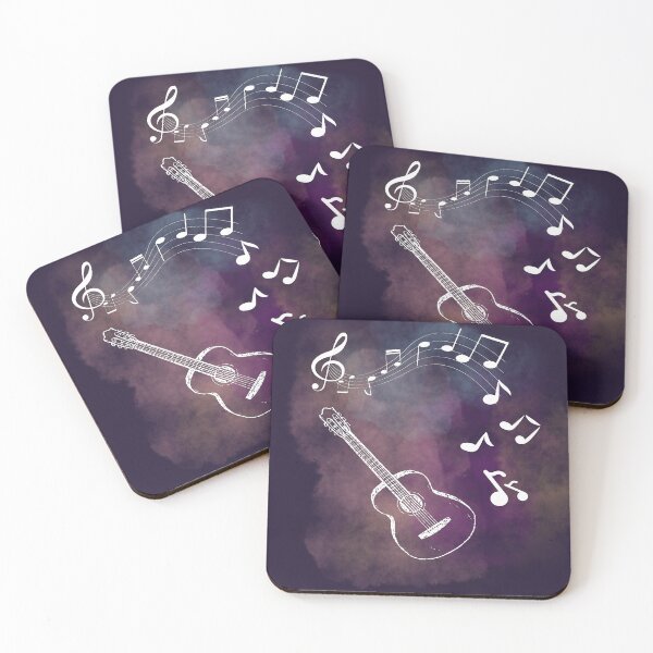 Item preview, Music notes falling - guitar designed and sold by LiskoDesign.