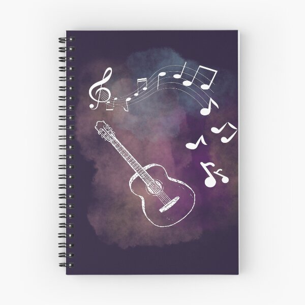 Item preview, Music notes falling - guitar designed and sold by LiskoDesign.