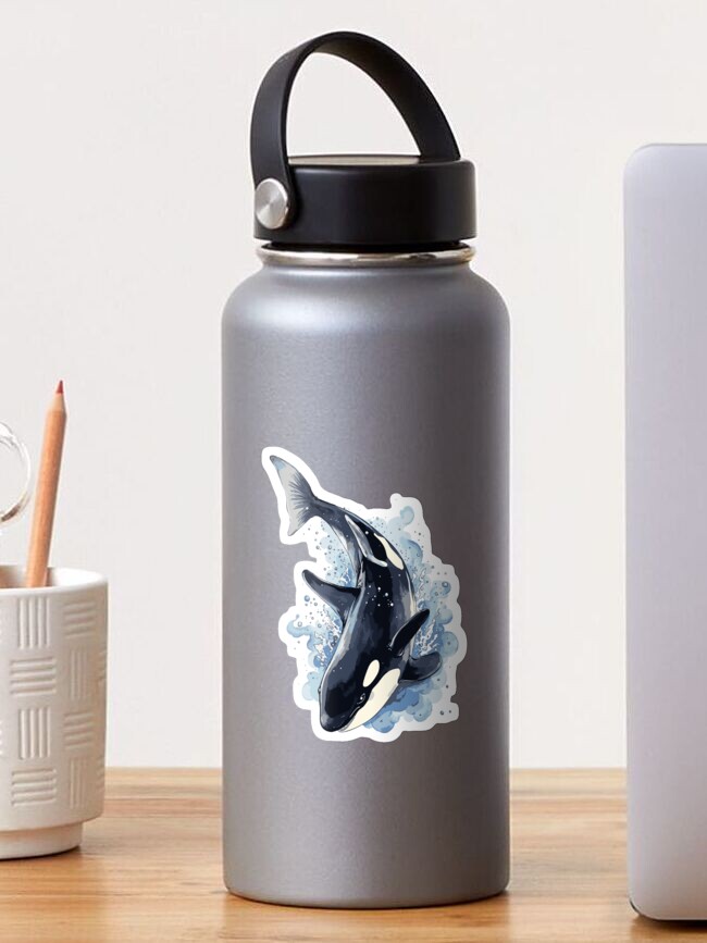 Thumbnail 1 von 3, Sticker, Majestätischer Orca designt und verkauft von Taerachapat.