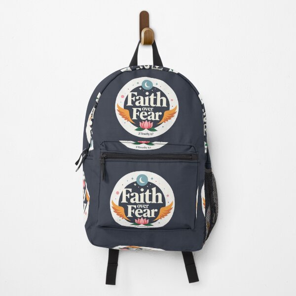 Item preview, Christian Easter Joy –Faith Over Fear – Overcome with Faith – 2 Timothy 1:7 | Bold Christian Inspiration Art designed and sold by ebocraft.