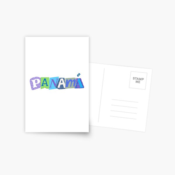 Item preview, Panama letters sticker designed and sold by DesignPMG.