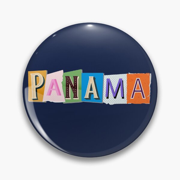 Item preview, Panama letters sticker designed and sold by DesignPMG.
