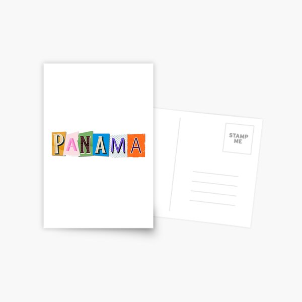 Item preview, Panama letters sticker designed and sold by DesignPMG.