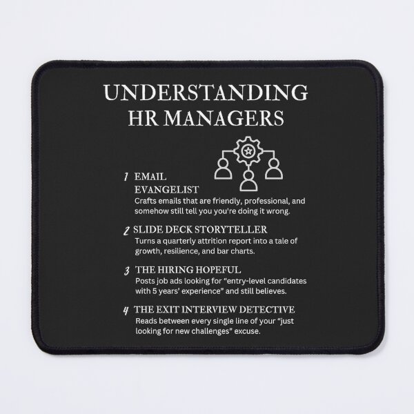 Item preview, HR Slide Deck Storyteller – Funny Corporate Job Humor Quote – Black designed and sold by PsyFlow35.