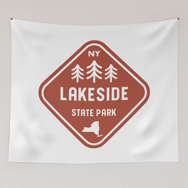 Item preview, Lakeside State Park New York Rhombus designed and sold by bivenart.