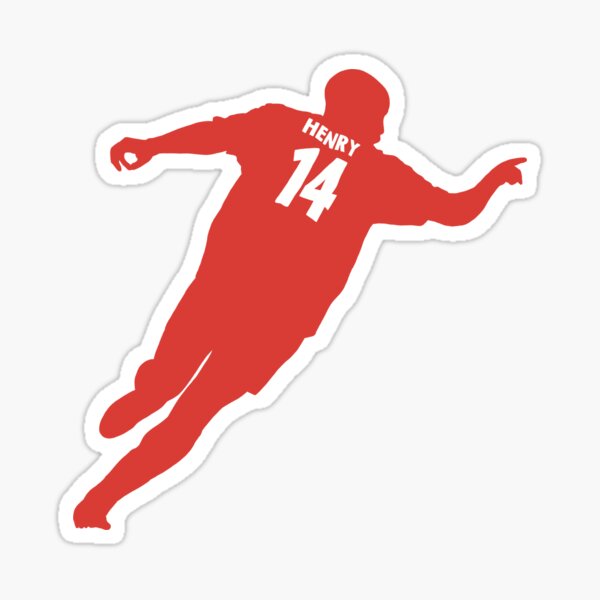 Item preview, Thierry Henry Silhouette Illustration designed and sold by samanthagarrett.