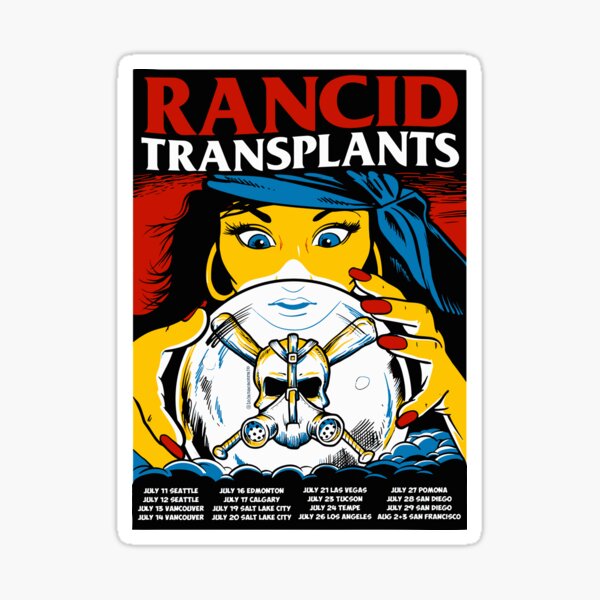 Item preview, Rancid & Transplants T-Shirt – 2019 Tour: Radioactive Punk Rebellion designed and sold by MacacoRato.