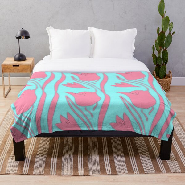 Item preview, Flamingo flower pattern designed and sold by Laura Redden.