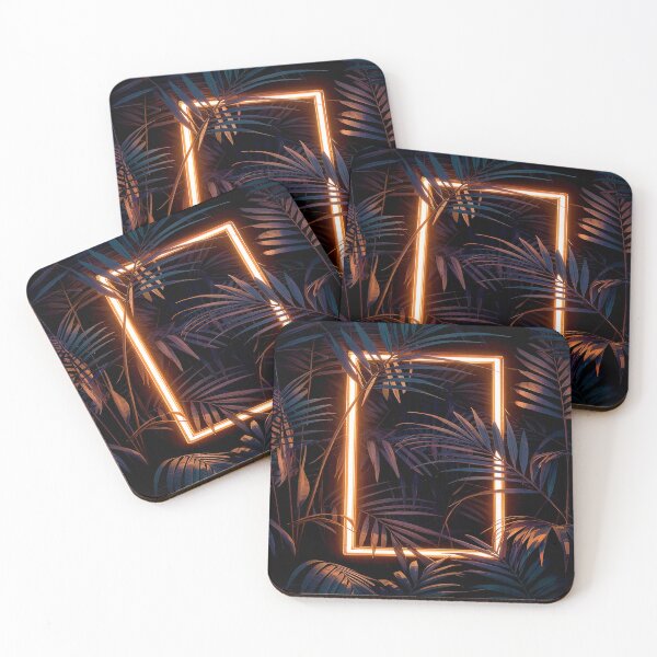 Item preview, Illuminated Tropical Haven - Orange designed and sold by Exodoi.