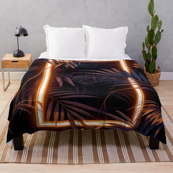 Item preview, Illuminated Tropical Haven - Orange designed and sold by Exodoi.