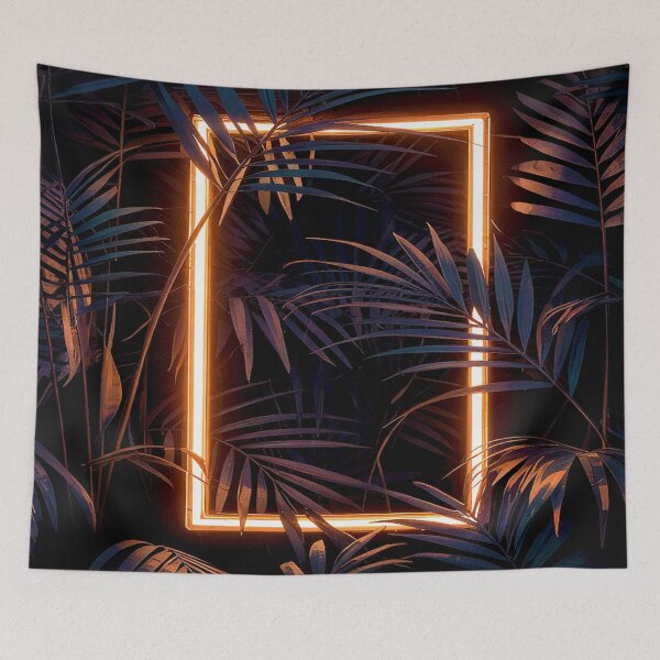 Item preview, Illuminated Tropical Haven - Orange designed and sold by Exodoi.