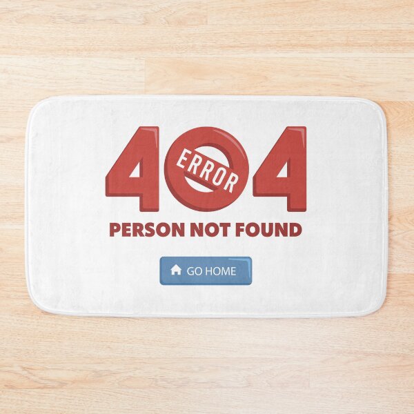 Item preview, 404 Person Not Found designed and sold by Estampidez.