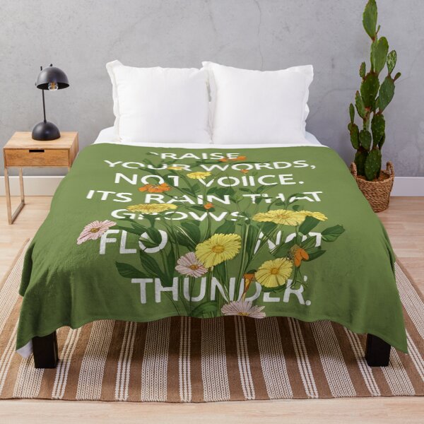 Item preview, Raise your words, not voice. It is rain that grows flowers, not thunder 8 designed and sold by Tom-Johnson.
