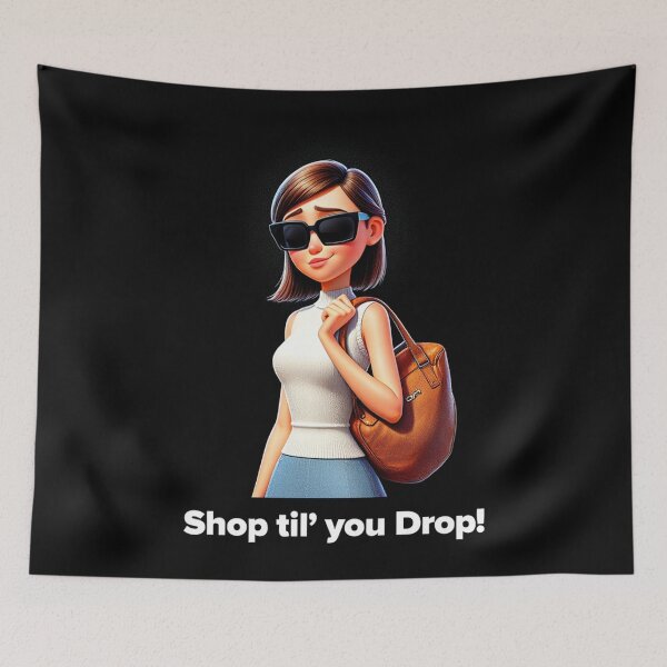 Item preview, Shop til' you drop! designed and sold by Vintage Designs +.