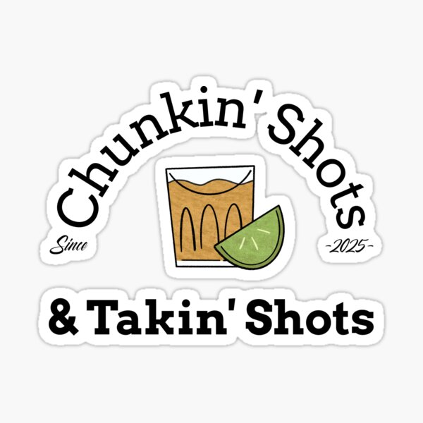 Item preview, Chunkin' Shots & Taking Shots Bachelorette Golf T-Shirt designed and sold by JMFTee.