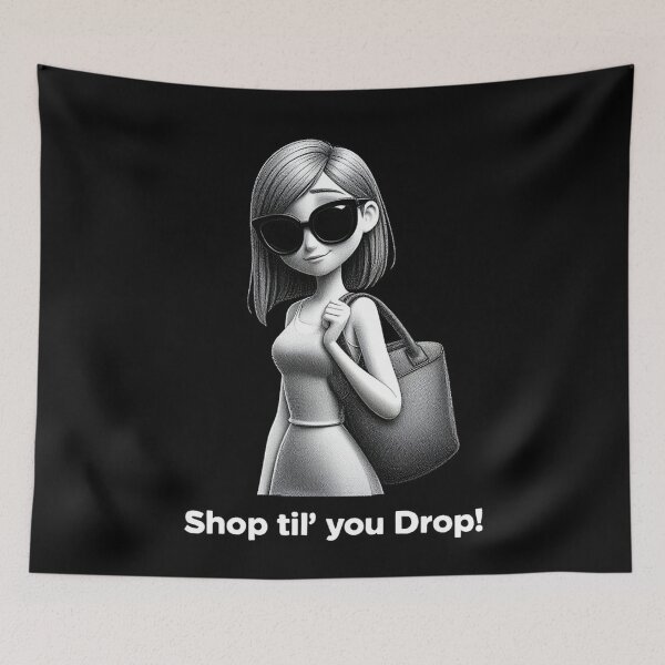 Item preview,  Shop til' you drop! designed and sold by Vintage Designs +.