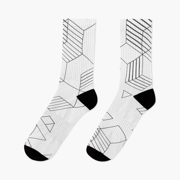 Item preview, Geomtric shapes in Black and White designed and sold by HanaiPrint.