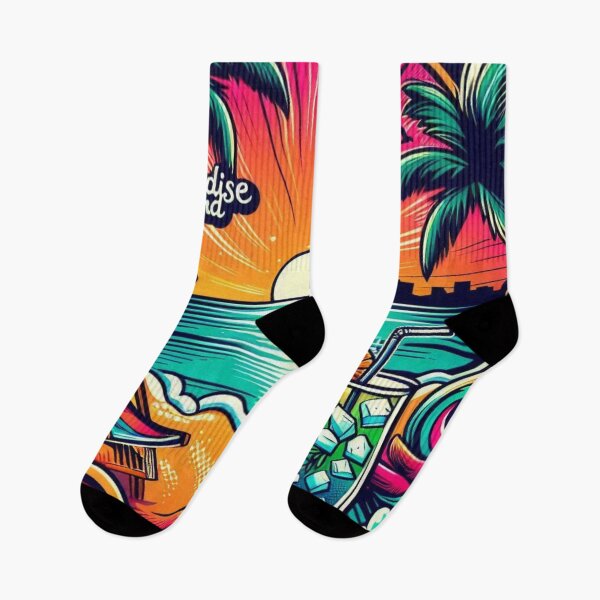 Item preview, Tropical Beach Vibes Graphic Design – Perfect for Summer Clothing, Accessories, and Nature Lovers designed and sold by knalpot-design.