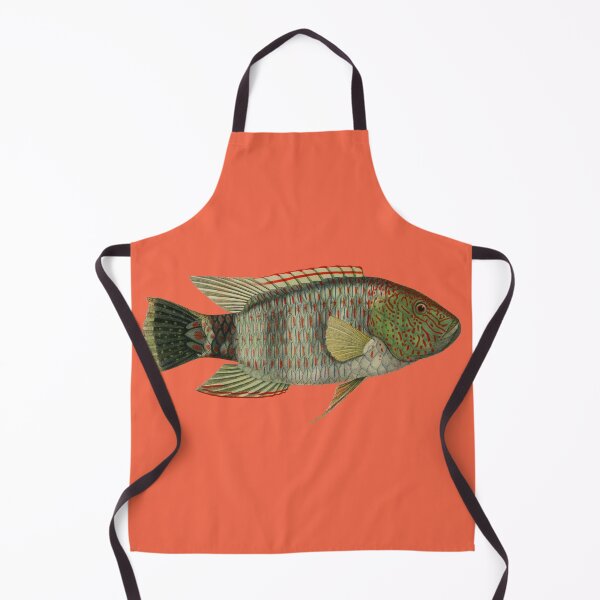 Item preview, Tripletail Wrasse Marine Fish Art designed and sold by IrisAndIvy.