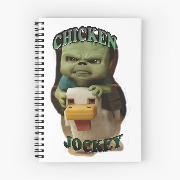Item preview, minecraft movie chicken jockey designed and sold by jackson art station .