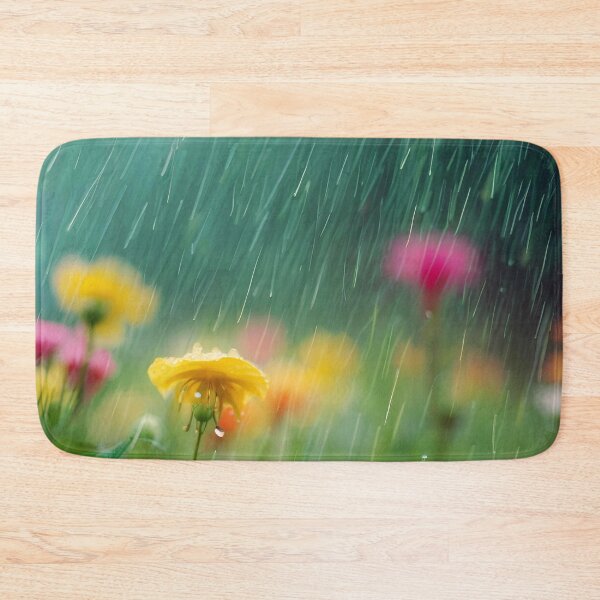 Item preview, Serenity of Rainfall Over Blooming Flowers 3 designed and sold by Tom-Johnson.