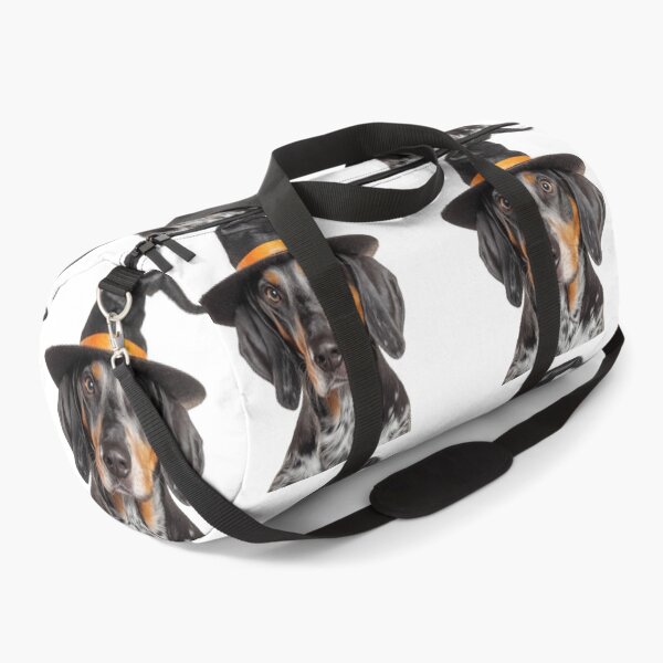 Item preview, Bluetick Coonhound Dog Wearing Halloween Witch Hat designed and sold by LazyOwlStore.