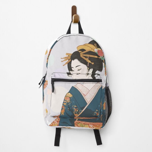 Item preview, Elegant Japanese Beauty in Kimono – Ukiyo-e Style designed and sold by store-wasabi.