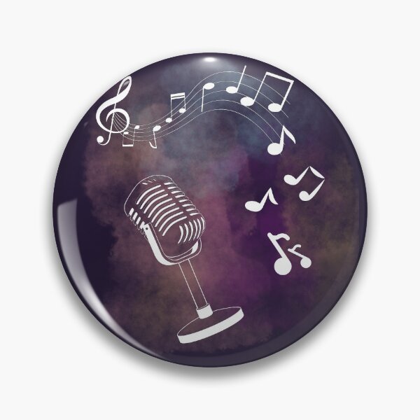 Item preview, Music notes falling - Microphone designed and sold by LiskoDesign.