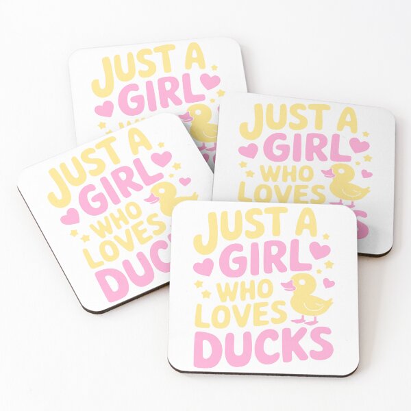 Item preview, Just A Girl Who Loves Ducks! designed and sold by PMCreative.