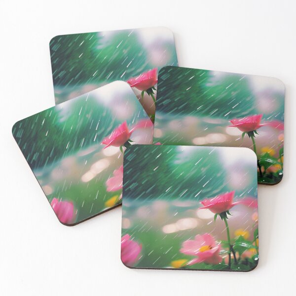 Item preview, Serenity of Rainfall Over Blooming Flowers 5 designed and sold by Tom-Johnson.