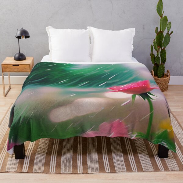 Item preview, Serenity of Rainfall Over Blooming Flowers 5 designed and sold by Tom-Johnson.