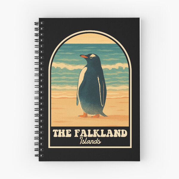 Item preview, Falkland Islands Vintage Travel Design with Penguin Illustration designed and sold by JackCurtis1991.