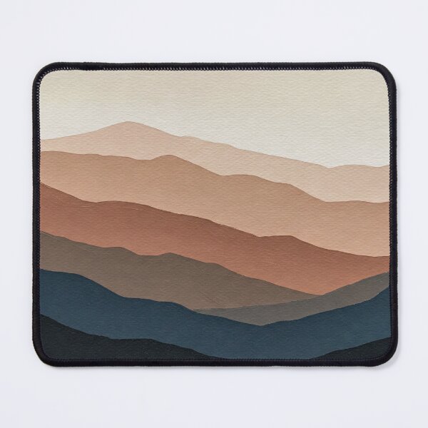 Item preview, Minimalist Mountains Painting designed and sold by yellowwpaint.