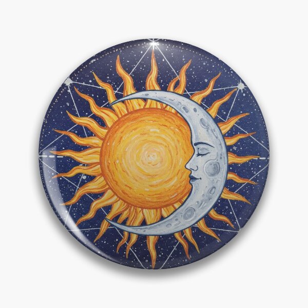 Item preview, Sun and Moon Harmony Painting designed and sold by yellowwpaint.