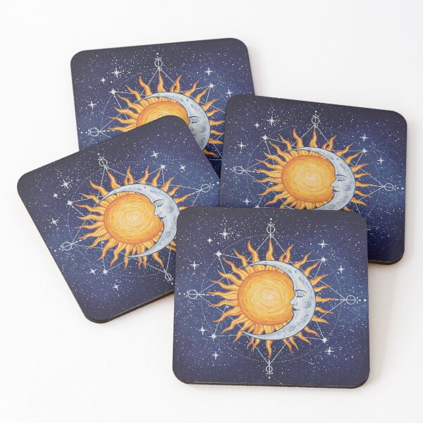 Item preview, Sun and Moon Harmony Painting designed and sold by yellowwpaint.