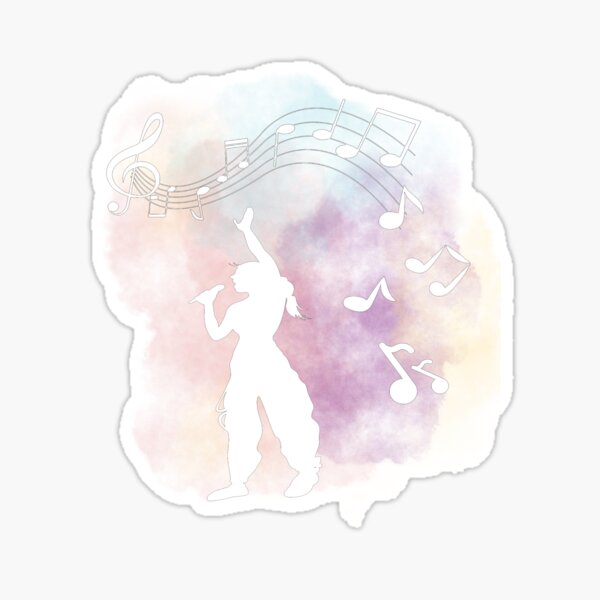 Item preview, Music notes fall - Rapper designed and sold by LiskoDesign.