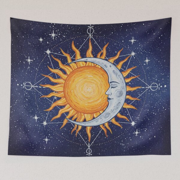 Item preview, Sun and Moon Harmony Painting designed and sold by yellowwpaint.