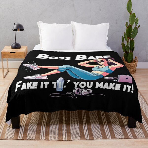 Item preview, Boss Babe - Fake it til' you make it! designed and sold by Vintage Designs +.
