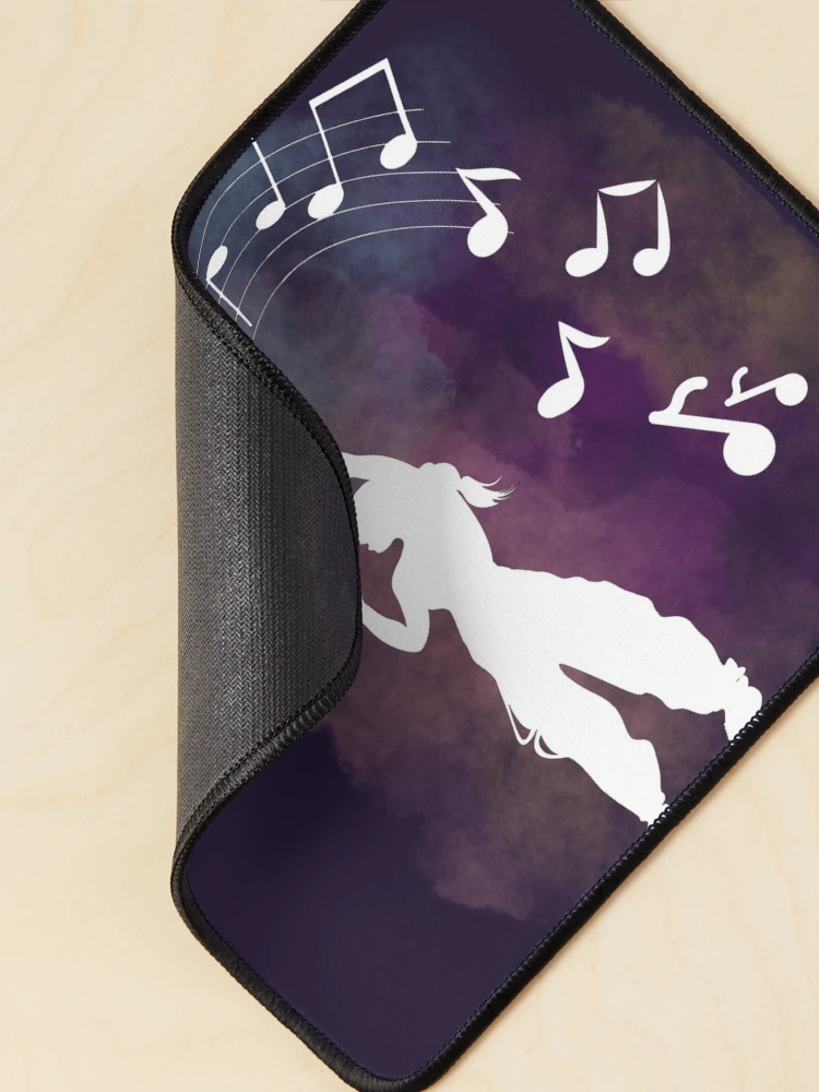 Thumbnail 2 of 5, Mouse Pad, Music notes fall - Rapper designed and sold by LiskoDesign.